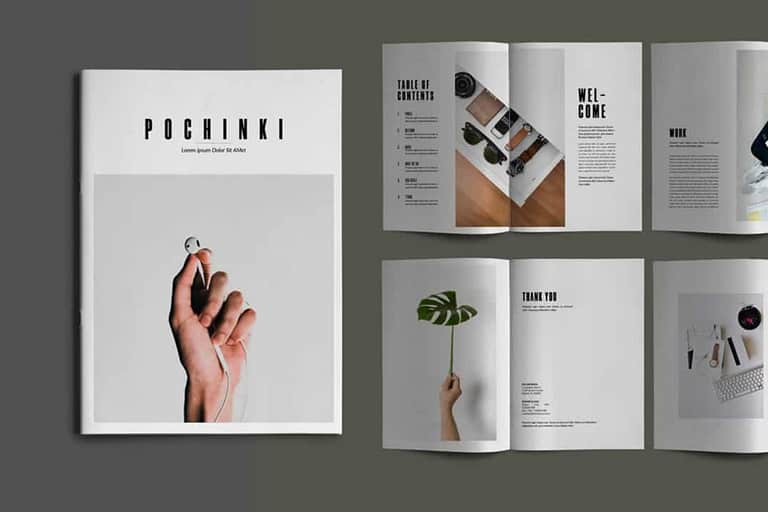 Coffee Table Book Template for InDesign - StockInDesign