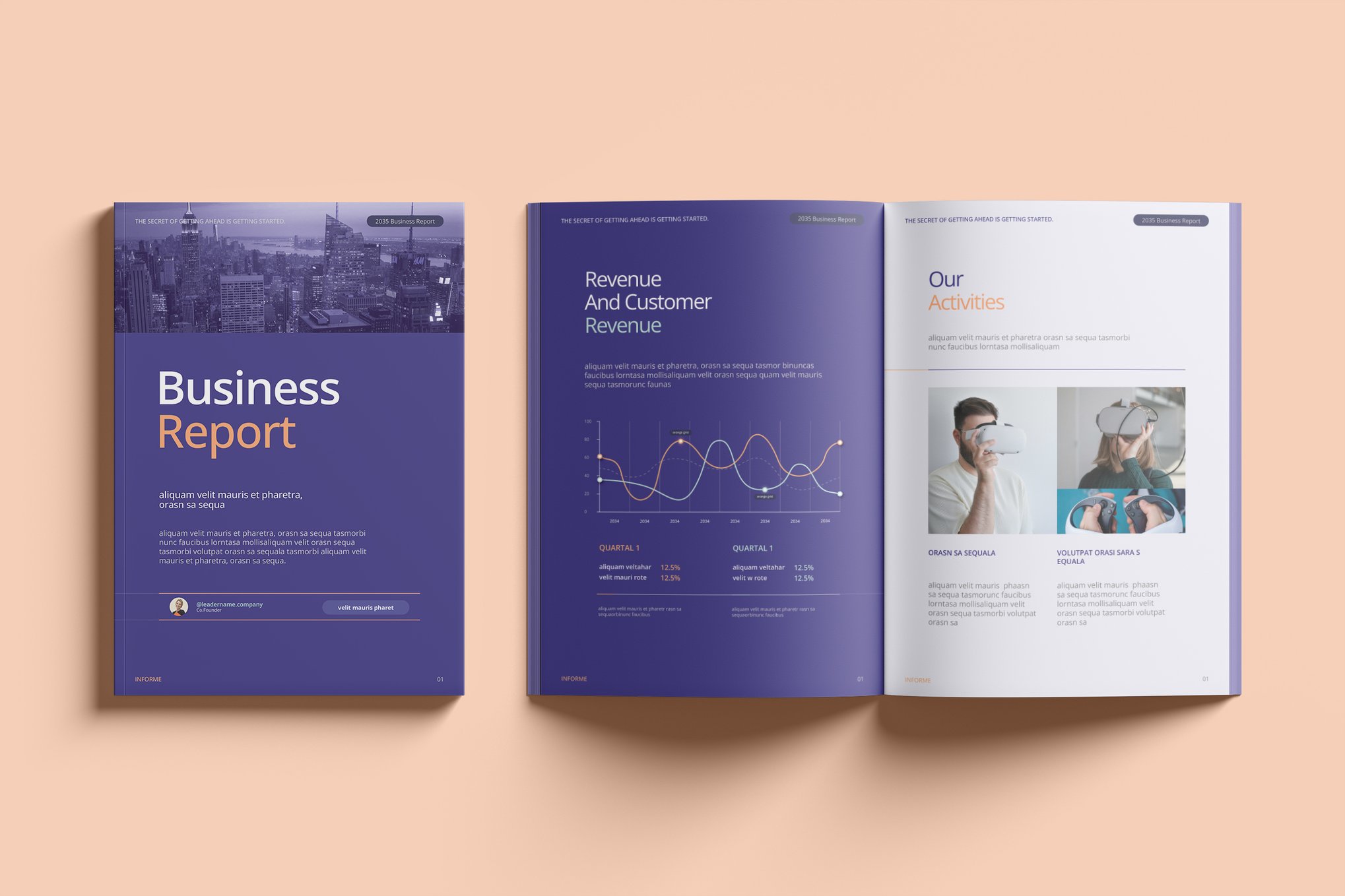 Informe - Professional Business Report Template