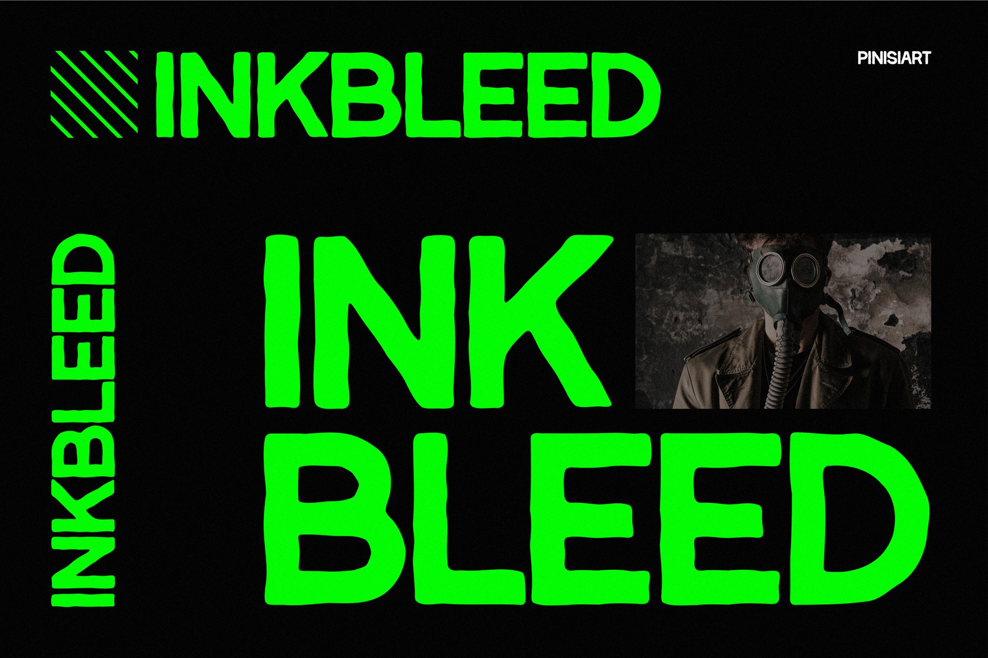 Inkbleed - Rebel High-Contrast Font