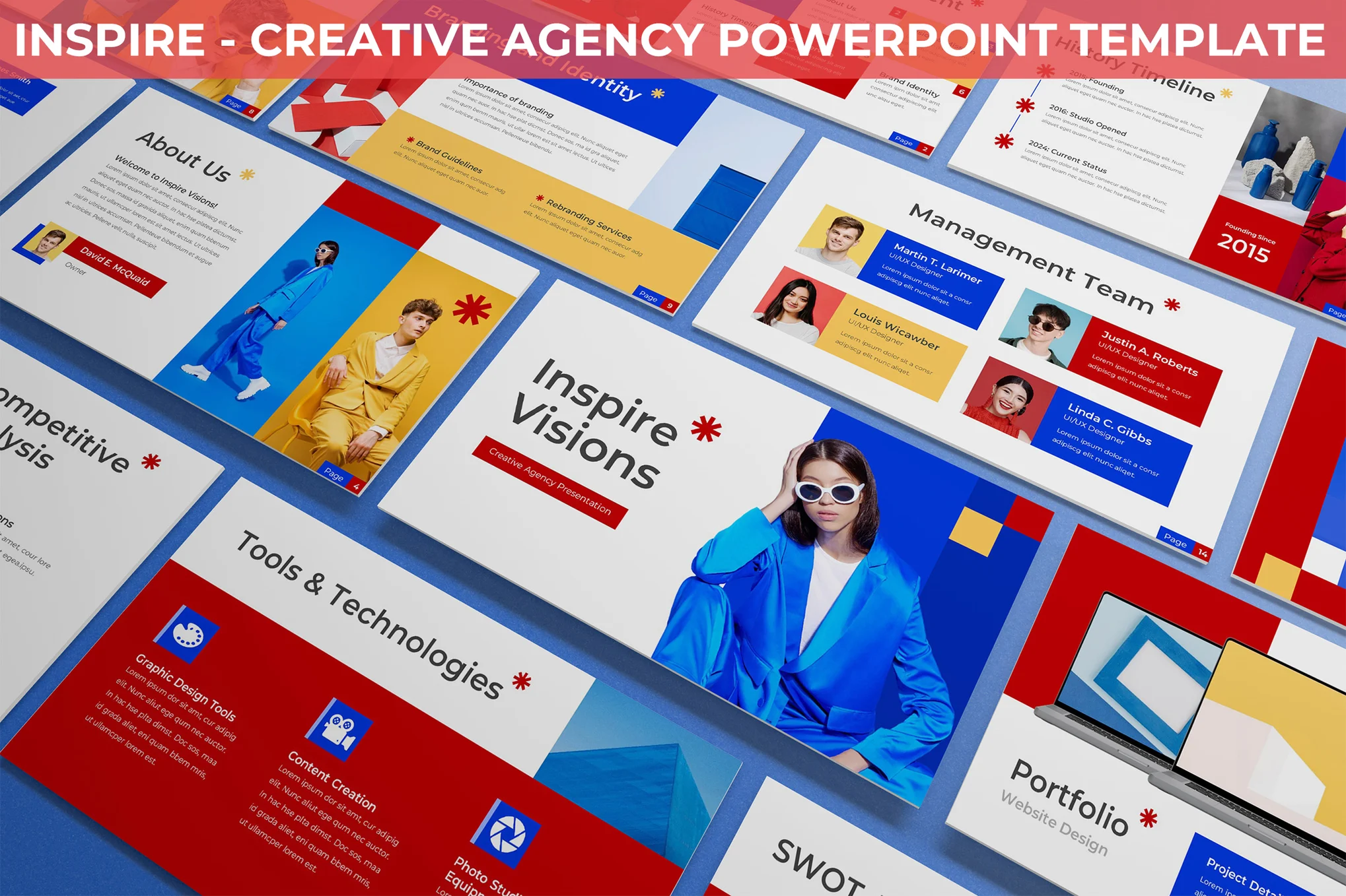 Inspire - Creative Agency PowerPoint Template