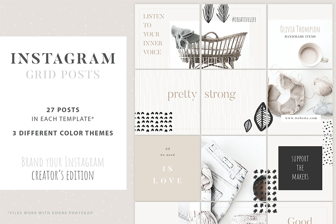 how to make a grid post on instagram