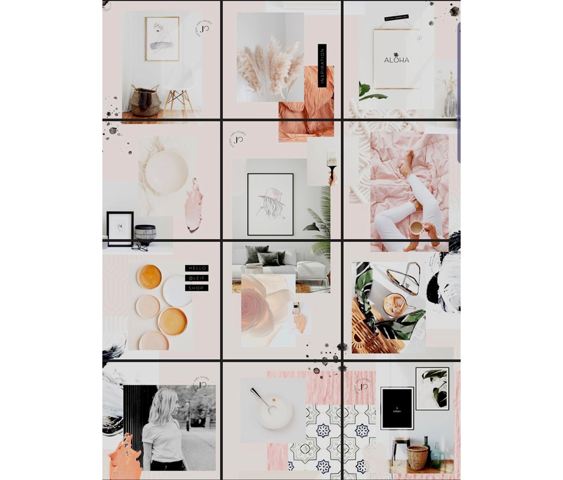 instagram grid design ideas