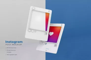 7 Instagram Post Mockup