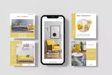 First alternate image for Instagram Post & Smartphone Mockup