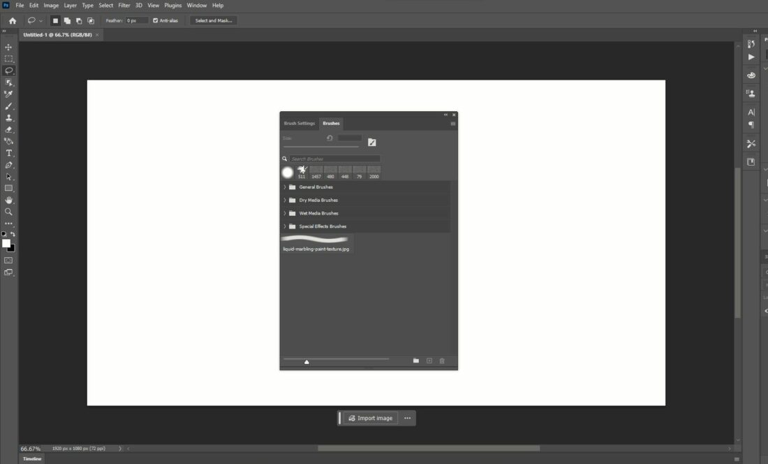 How to Import & Install Brushes Shack Design