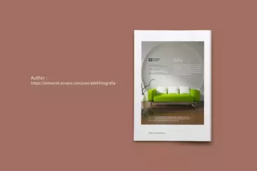 First alternate image for Interior Design Brochure Catalog Template