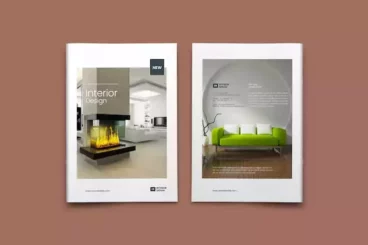 Second alternate image for Interior Design Brochure Catalog Template