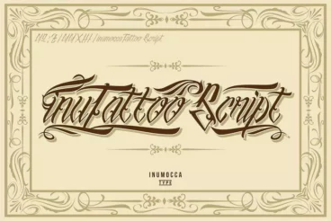 inuTattoo Script Font