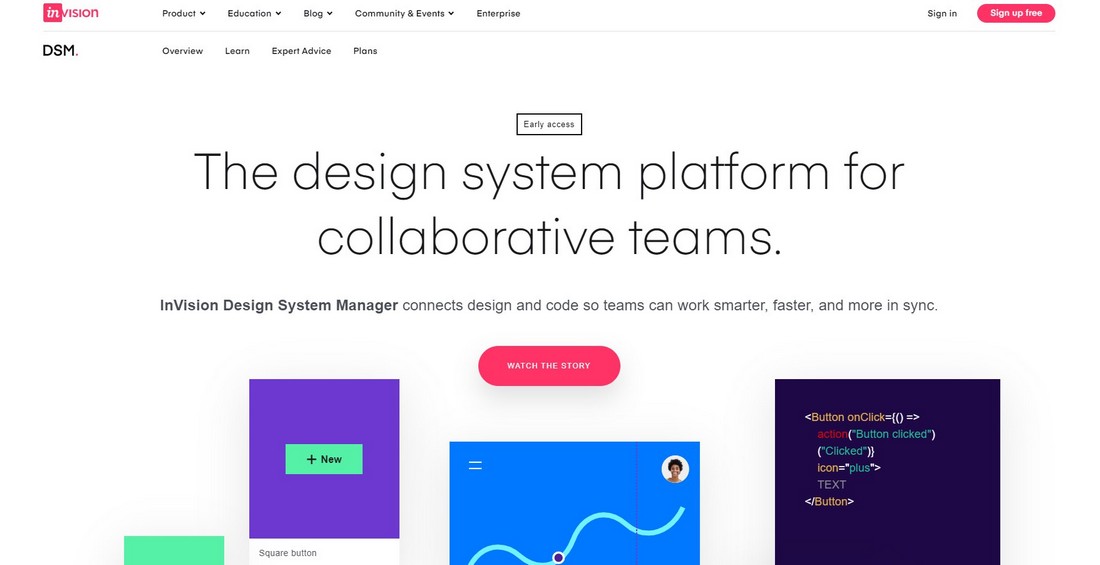 invision-1 What Is a Design System & Why Use Them + Examples design tips 