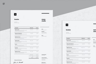 35+ Best Invoice Templates for InDesign & Illustrator (Free + Premium)