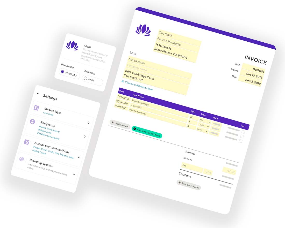 invoices Indy: A Freelancing Platform With Everything in One Place design tips 