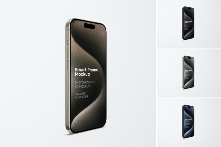 View Information about iPhone 15 Pro Mockup