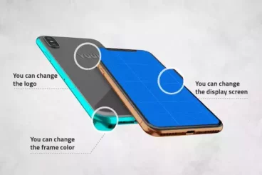 Second alternate image for iPhone X Mockup Kit PSD