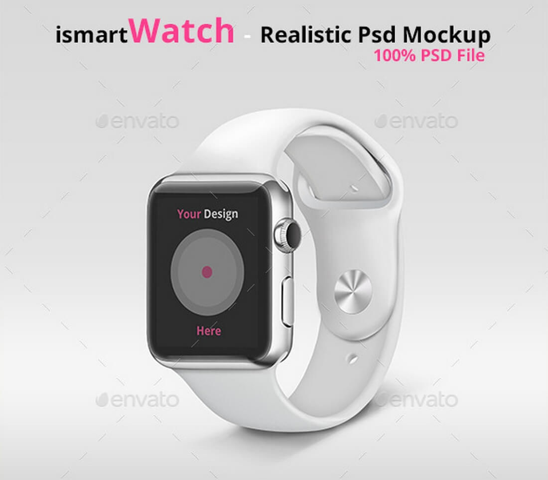 ismartWatch-Realistic-Psd-Mockup-Main 50+ Apple Watch Mockups & Graphics design tips 