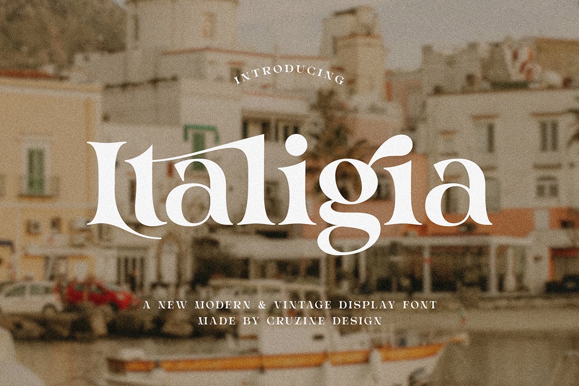 Italigia - Retro Italian Font