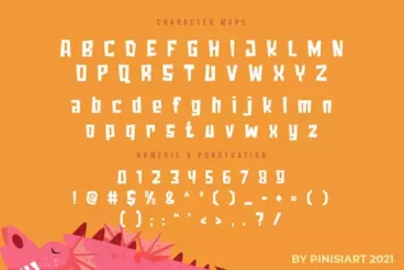 Second alternate image for Jagged World Mythical Cartoon Font