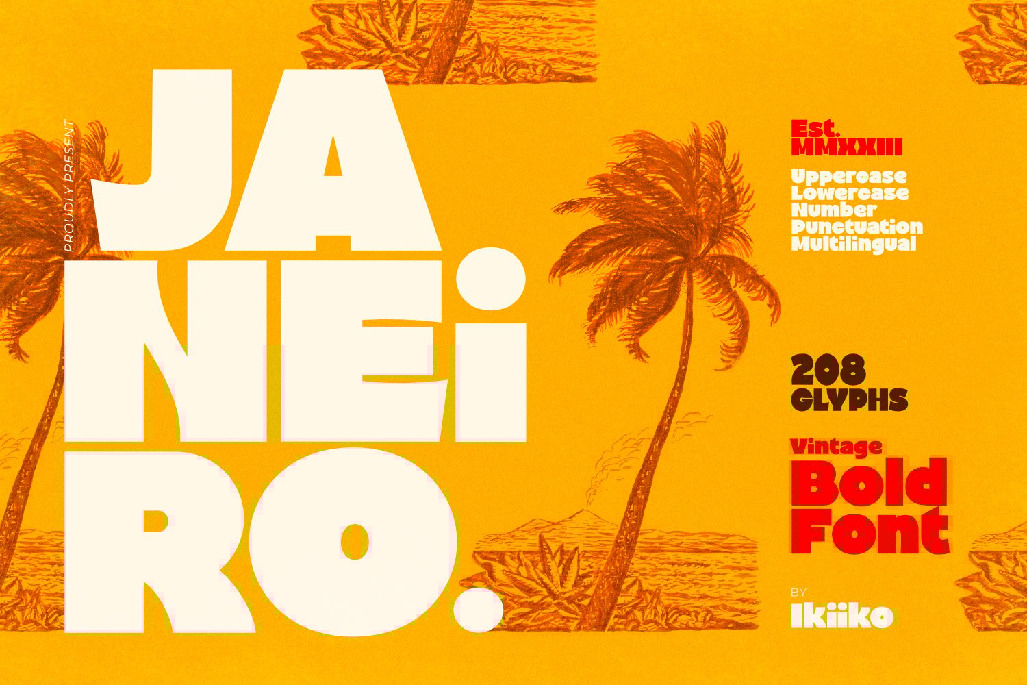 Janeiro - Vintage Brazilian Font