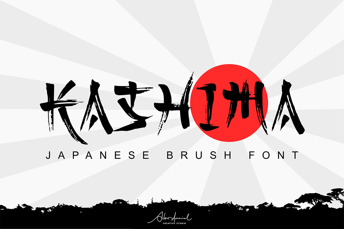 Japanese English Font