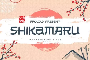 Shikamaru Japanese Kanji Font