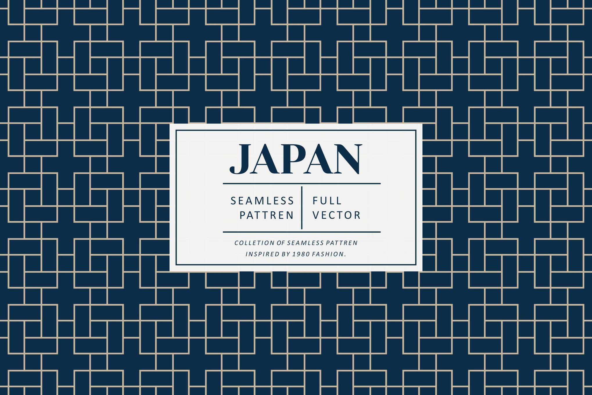 Japanese Style Seamless Geometric Patterns
