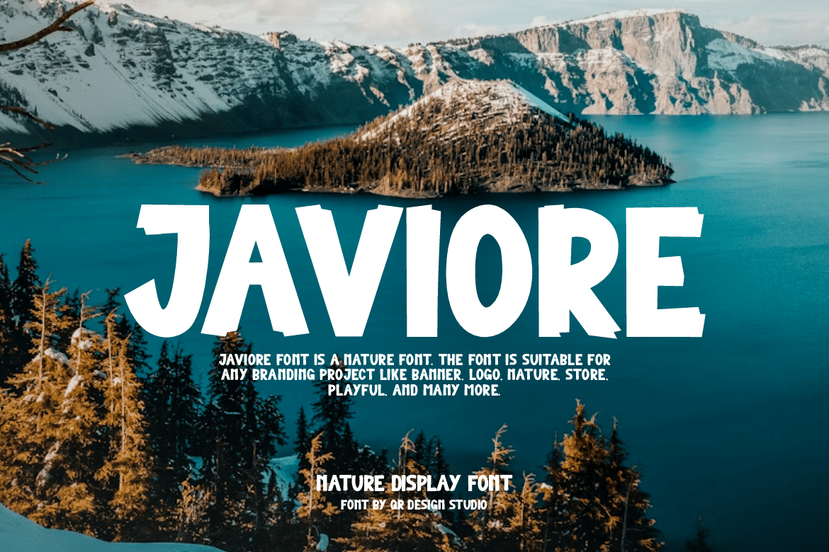 Javiore - Tropical Nature Font