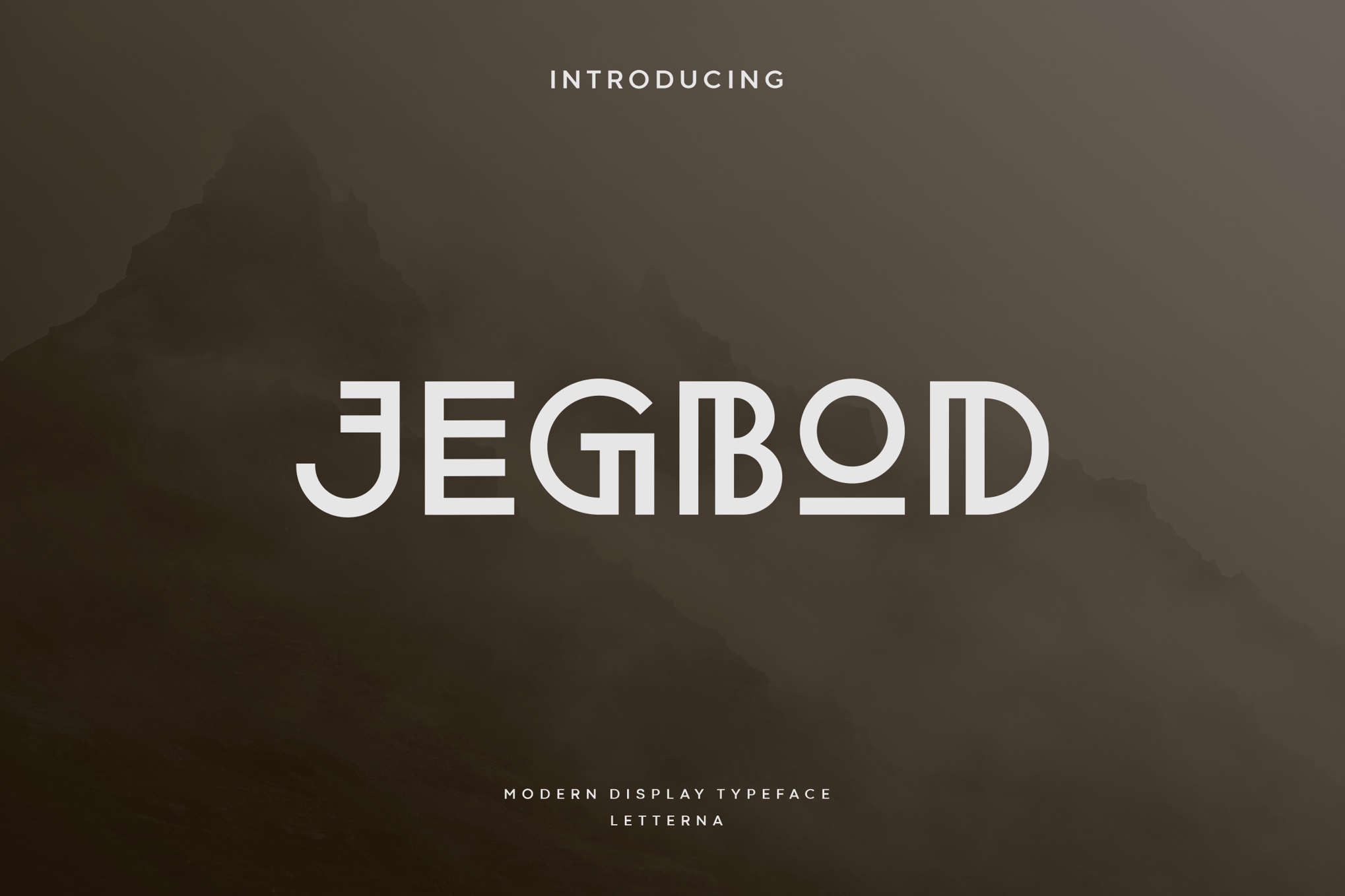Jegbod - Creative Scandinavian Font