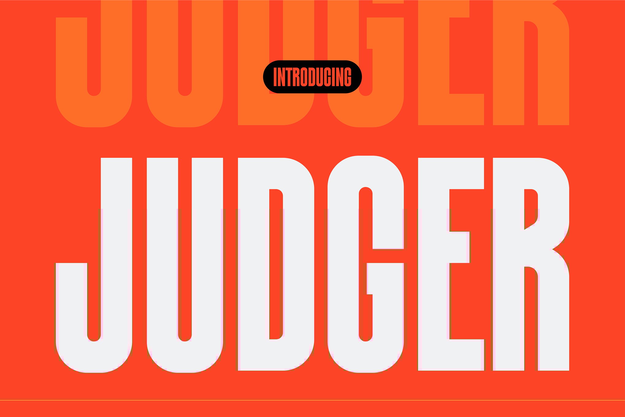 Judget - Big Poster Font