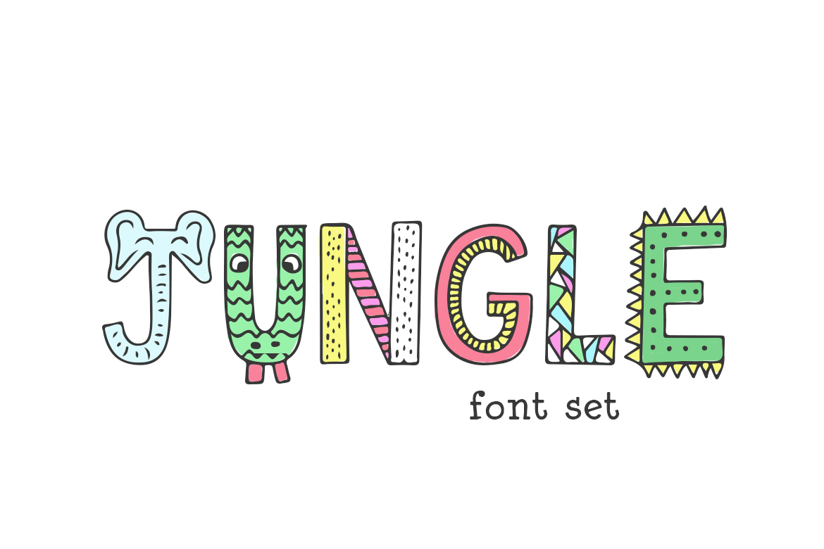 Jungle - Cute & Playful Kids Font