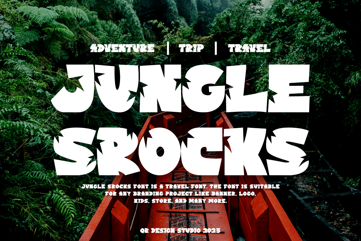 Jungle Srocks - Outdoor Adventure Font