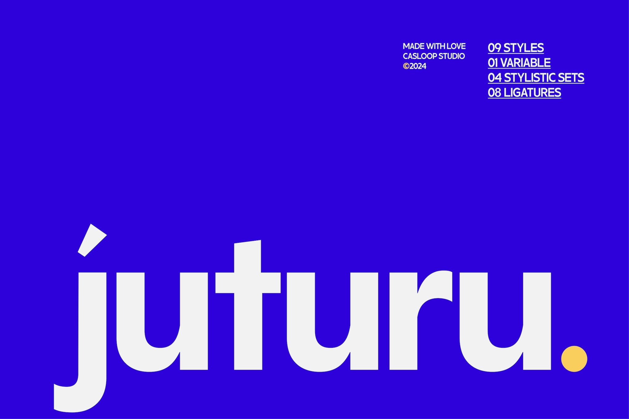 Juturu - Neo Grotesque Brochure Font