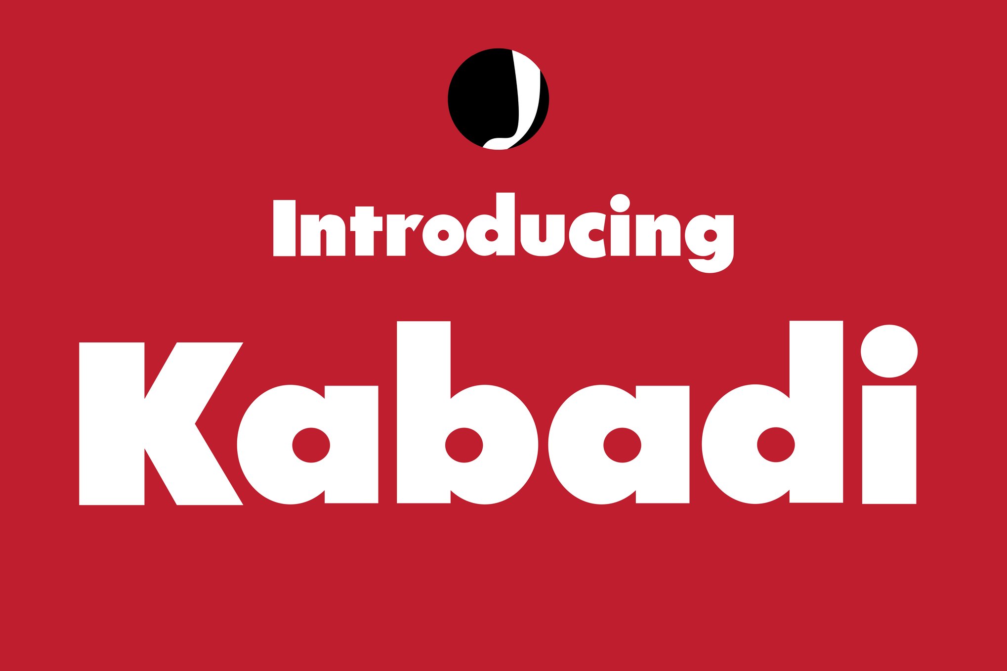 Kabadi - Thick Marketing Font