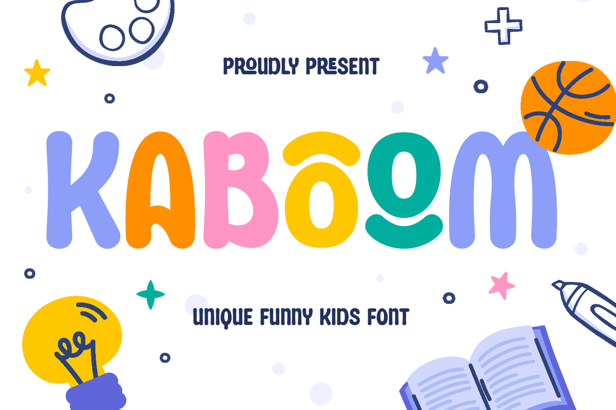 Kaboom - Funny Kawaii Font