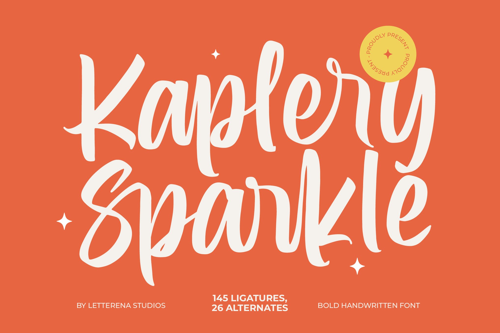 Kaplery Sparkle - Shiny Sparkle Font