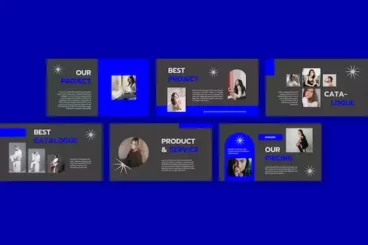First alternate image for Keiralive Dark Agency PowerPoint Template