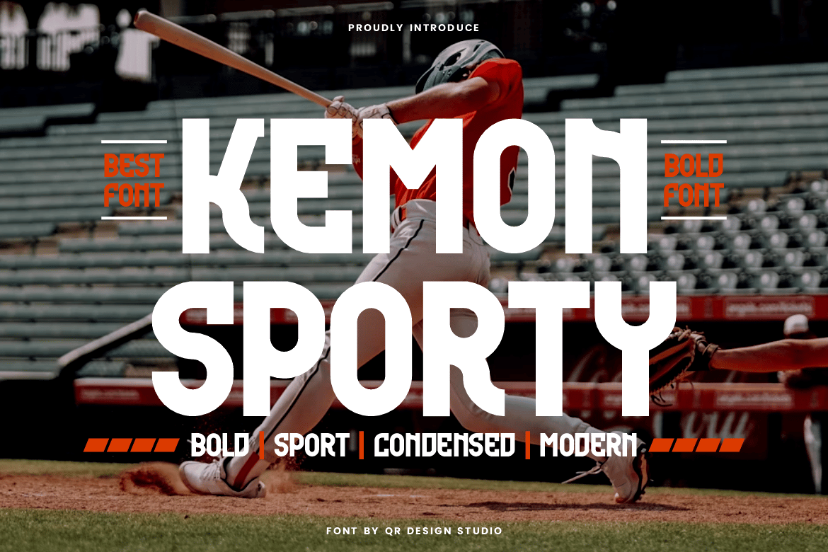 Kemon Sporty - Sports & Baseball Font