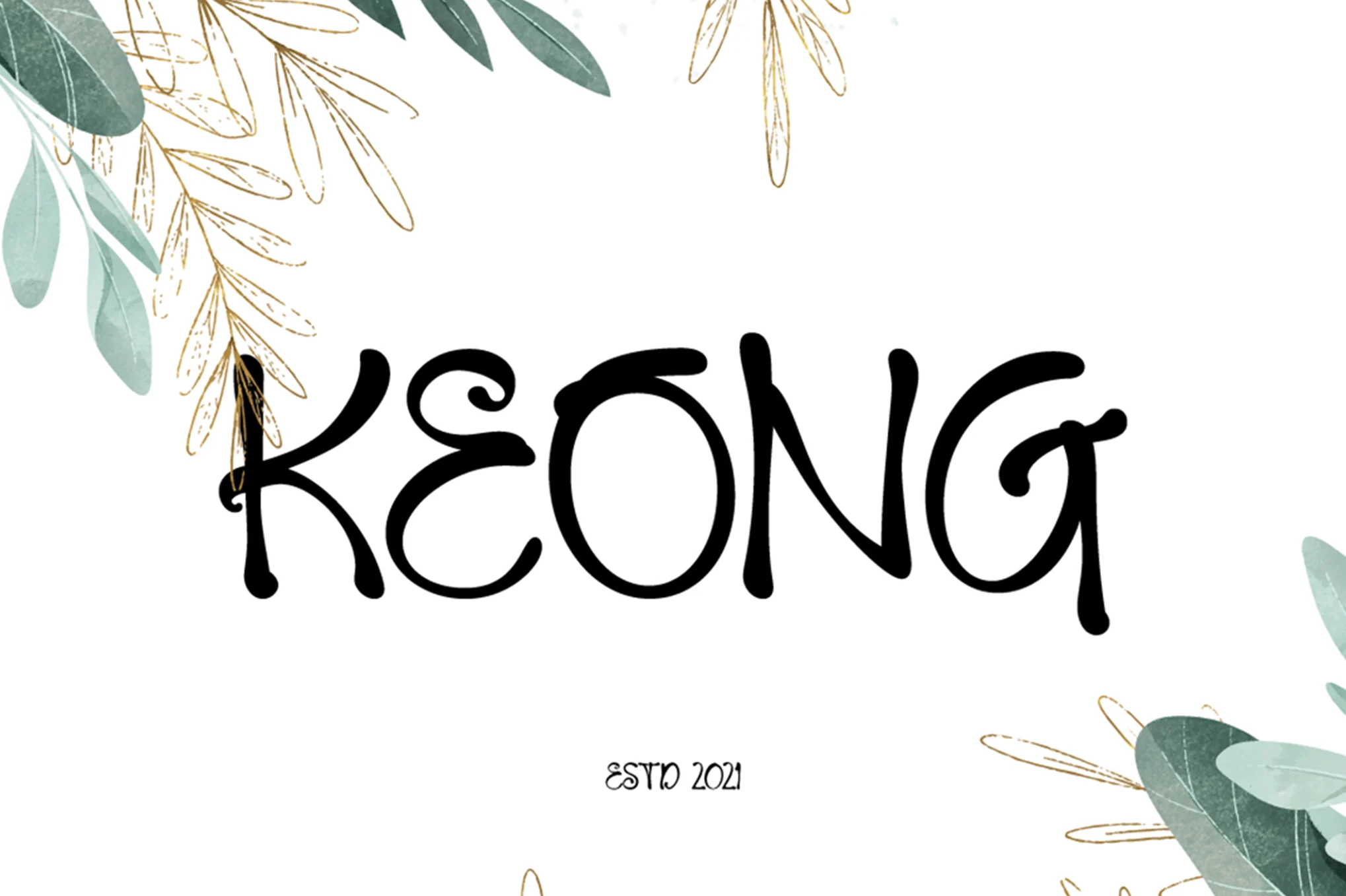 Keong - Simple Fancy Font