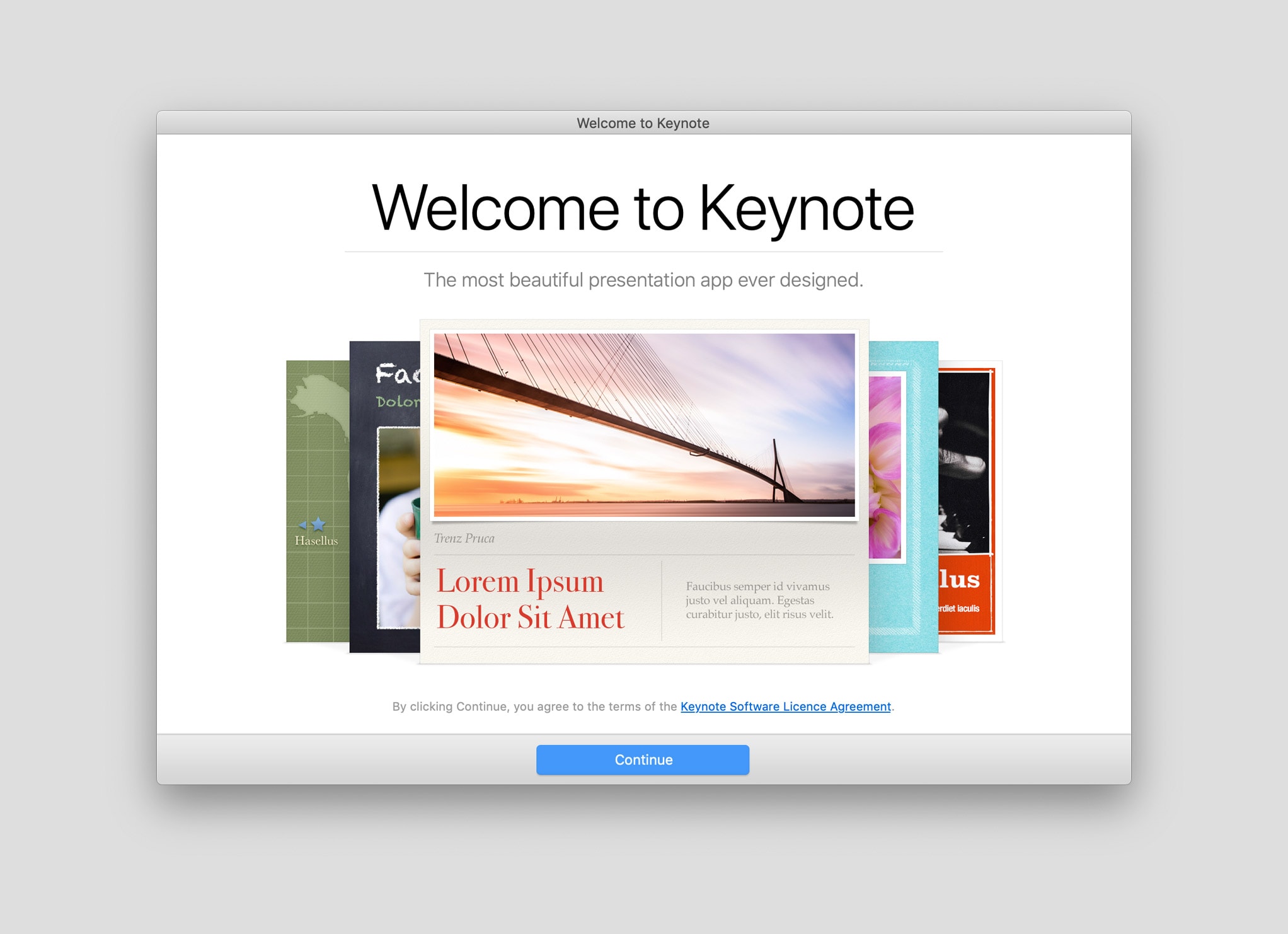 how to export a keynote presentation