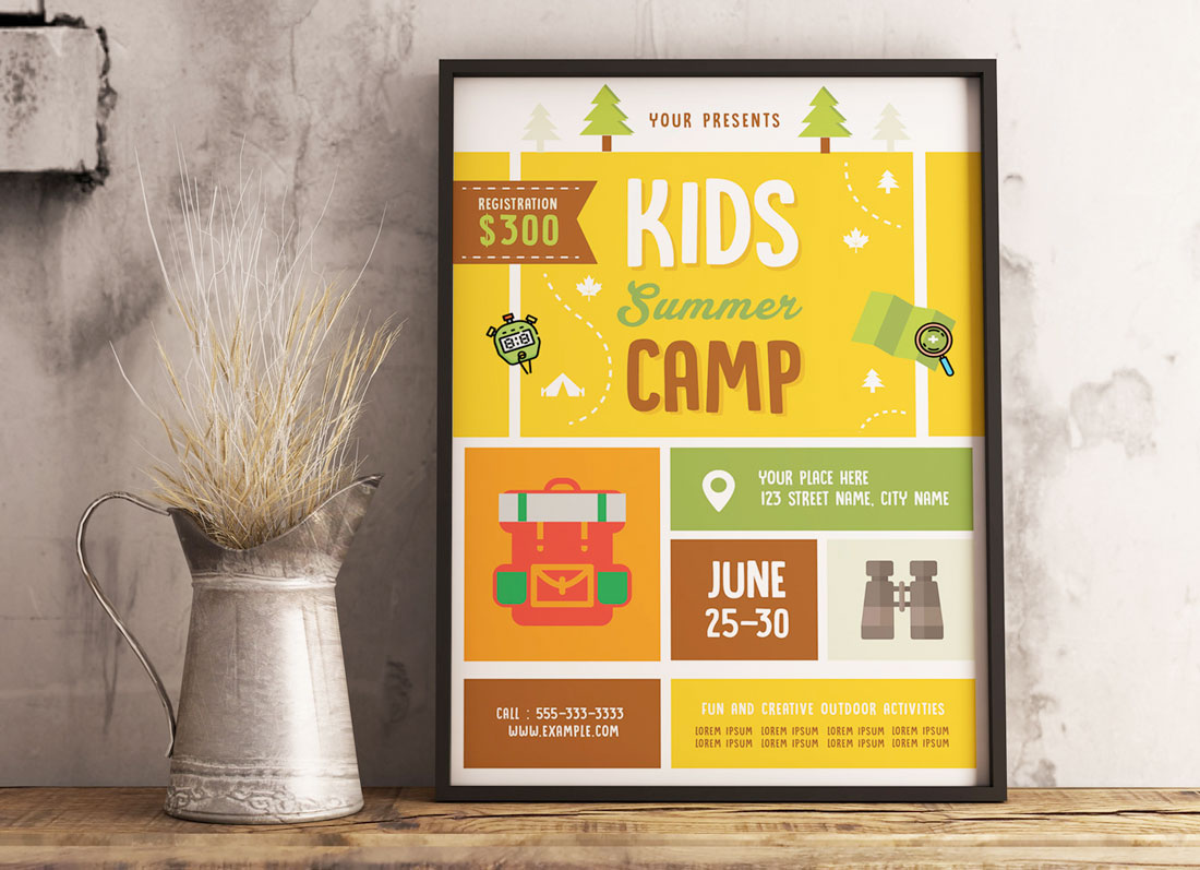 kidscamp Flyer Design Ideas & Inspiration: How to Stand Out design tips 