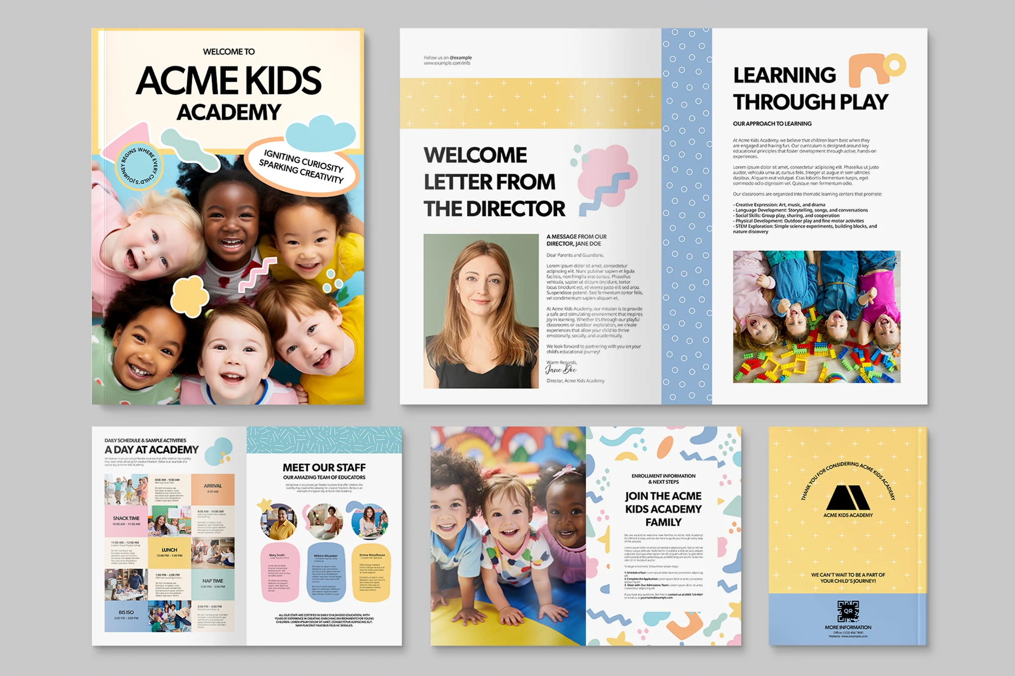 Kindergarten School Newsletter Template