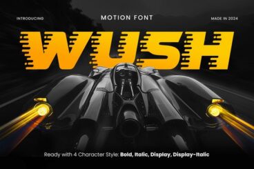 20+ Top Kinetic Fonts for Energetic Designs