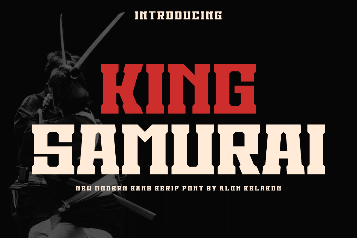 King Samurai - Bold Modern Font