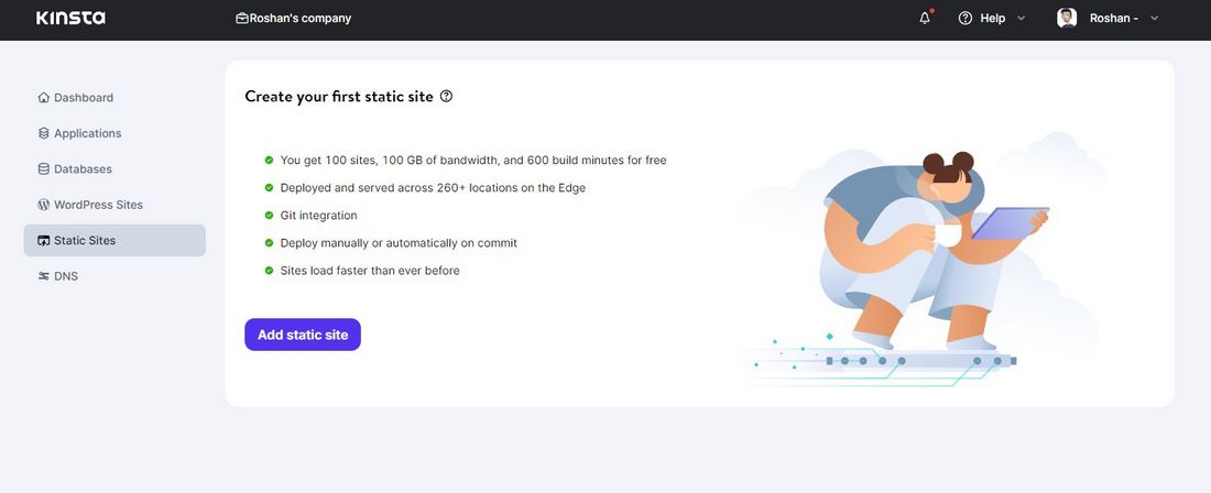 kinsta static hosting 2