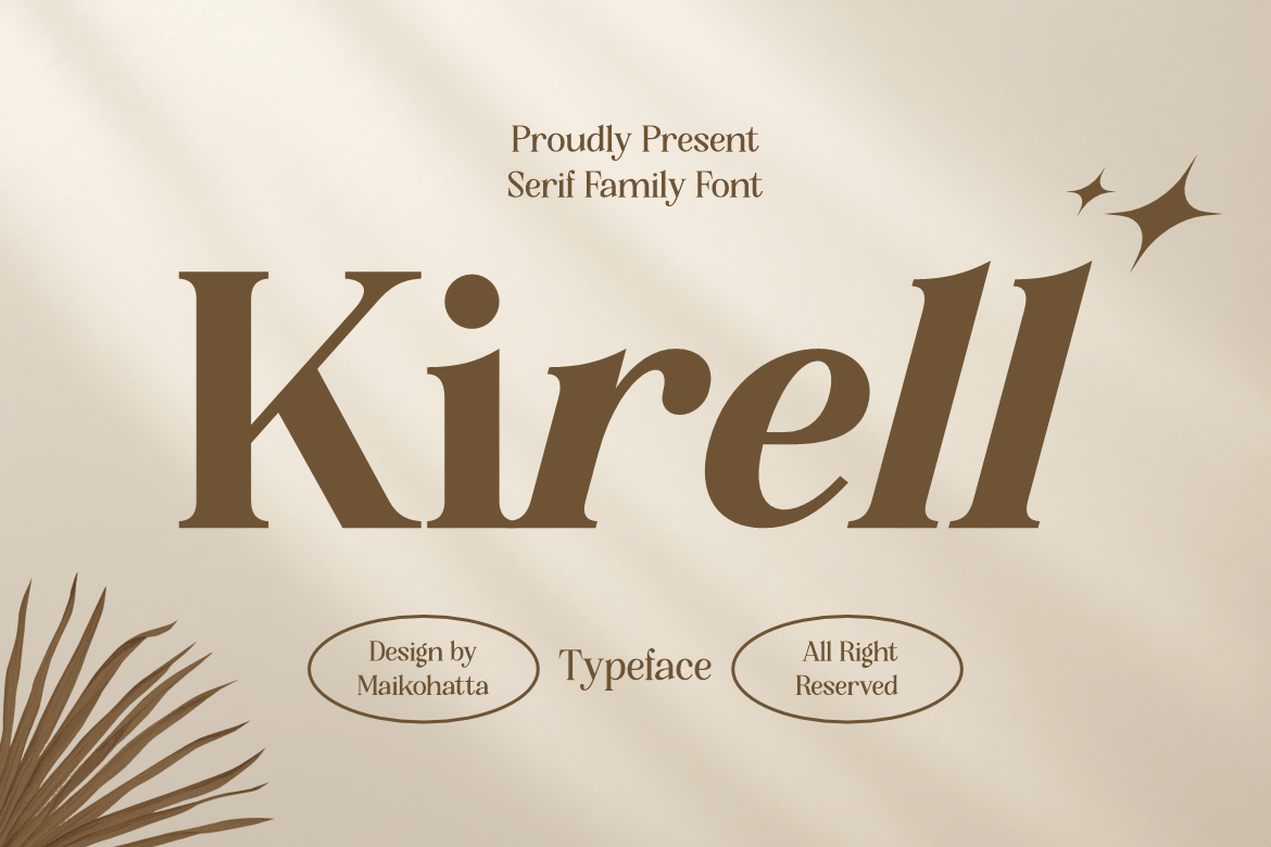 Kirell - Bold Serif Font Family