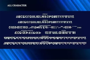 Second alternate image for Klasvera Narrow Display Font