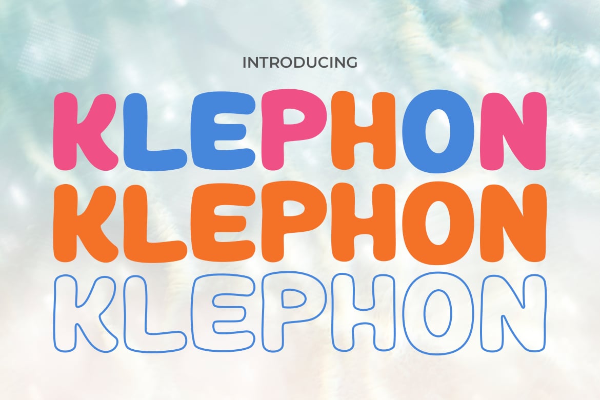 Klephon - Happy Joyful Font