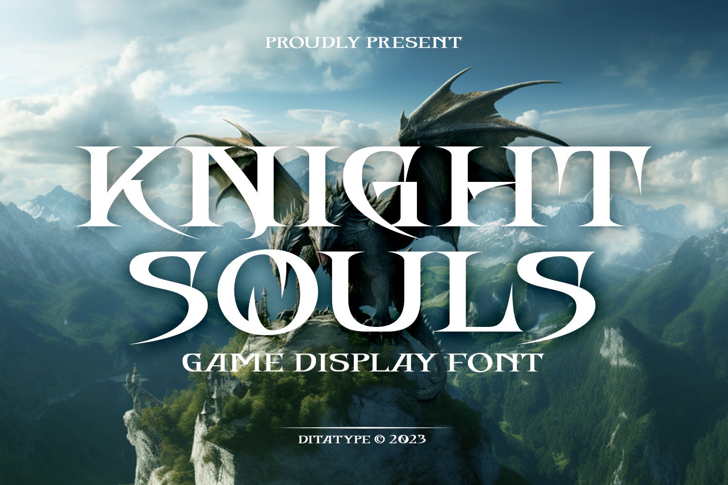 Knight Souls - Epic Superhero Font