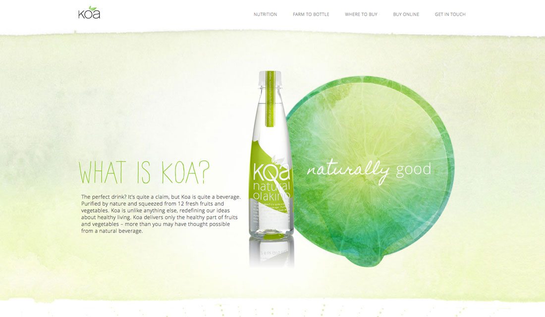 koa2 Design Trend: Using Watercolor Patterns in Web Design design tips 