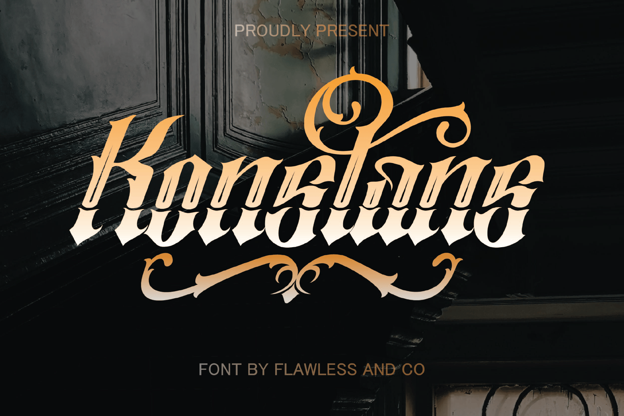 Konstans - Blackletter Tattoo Font
