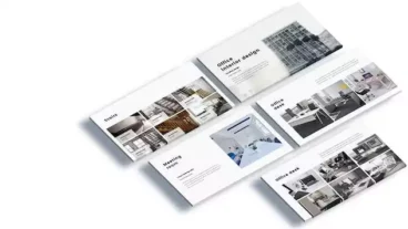 Second alternate image for Kotak Interior Design Google Slides Template