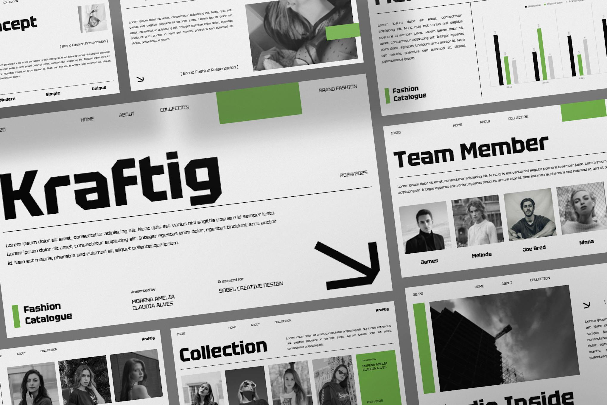 Kraftig - Modern Google Slides Template